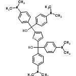 CAS 登录号：191282-20-9， 2,5-噻吩e二基二{二[4-(二甲基氨基)苯基]甲醇}