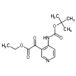 CAS#: 191338-96-2, Ethyl [4-({[(2-Methyl-2-Propanyl)Oxy]Carbonyl}Amino)-3-Pyridinyl](Oxo)Acetate
