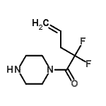 CAS 登录号：191351-84-5， 2,2-二氟-1-(1-哌嗪基)-4-戊烯-1-酮