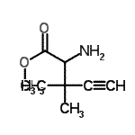 CAS#: 191615-42-6, Methyl 2-Amino-3,3-Dimethyl-4-Pentynoate