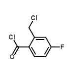 CAS 登录号：191934-71-1， 2-(氯甲基)-4-氟苯甲酰氯