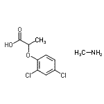 CAS 登录号：19198-58-4， 甲基铵2-(2,4-二氯苯氧基)丙酸酯