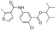 CAS 登录号：191984-60-8， 2,4-二甲基戊烷-3-基2-氯-5-[(2-甲基噻吩-3-羰基)氨基]苯甲酸酯