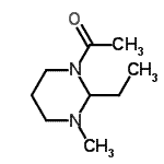 CAS 登录号：191990-65-5， 1-(2-乙基-3-甲基四氢-1(2H)-嘧啶基)乙酮