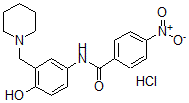 CAS#: 19208-03-8, 4'-Hydroxy-4-nitro-3'-(piperidino)methylbenzanilide hydrochloride