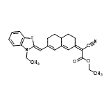 CAS#: 19208-19-6, Ethyl (2Z)-Cyano{7-[(Z)-(3-Ethyl-1,3-Benzothiazol-2(3H)-Ylidene)Methyl]-4,4A,5,6-Tetrahydro-2(3H)-Naphthalenylidene}Acetate