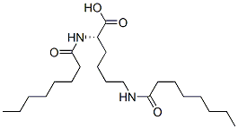 CAS 登录号：19213-75-3， N2,N6-二(1-氧代辛基)-L-赖氨酸