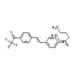 CAS 登录号：192190-91-3， 1-(4-{(E)-2-[4-(二丁基氨基)苯基]乙烯基}苯基)-2,2,2-三氟乙烷酮