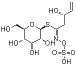 CAS 登录号：19237-18-4， 1-S-[(1E,3S)-3-羟基-N-(磺基氧基)-4-亚氨代戊烯酰基]-1-硫代-beta-D-吡喃葡萄糖
