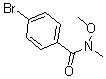 CAS#: 192436-83-2, 4-Bromo-N-Methoxy-N-Methylbenzamide