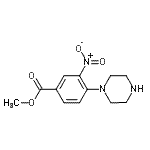 CAS 登录号：192441-86-4， 甲基3-硝基-4-(1-哌嗪基)苯甲酸酯