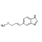 CAS#: 192717-33-2, 5-[(1E)-3-Methoxy-1-Propen-1-Yl]-1H-Benzimidazole