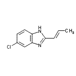 CAS 登录号：19275-97-9， 5-氯-2-[(1E)-1-丙烯-1-基]-1H-苯并咪唑
