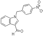 CAS 登录号：192997-25-4， 1-(4-硝基苄基)-1H-吲哚-3-甲醛