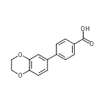 CAS#: 193151-96-1, 4-(2,3-Dihydro-1,4-Benzodioxin-6-Yl)Benzoic Acid