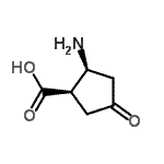 CAS 登录号：193353-26-3， (1R,2S)-2-氨基-4-氧代环戊烷羧酸