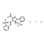 CAS 登录号：1934-25-4， 三钠5-氧代-1-(2-磺酸苯基)-4-(2-磺酸苯基)偶氮-4H-吡唑-3-羧酸酯