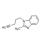 CAS#: 193405-07-1, 2-Methyl-1-(4-Pentyn-1-Yl)-1H-Benzimidazole