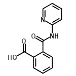 CAS 登录号：19357-10-9， 2-(2-吡啶基氨基甲酰)苯甲酸