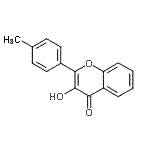 CAS 登录号：19359-63-8， 3-羟基-2-(4-甲基苯基)-4H-苯并吡喃-4-酮