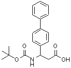 CAS#: 193633-60-2, 3-(4-Biphenylyl)-3-({[(2-Methyl-2-Propanyl)Oxy]Carbonyl}Amino)Propanoic Acid