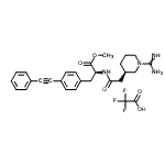 CAS#: 193744-04-6, Methyl N-{[(3R)-1-Carbamimidoyl-3-Piperidinyl]Acetyl}-4-(Phenylethynyl)-L-Phenylalaninate Trifluoroacetate (1:1)