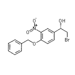 CAS#: 193761-53-4, (1S)-1-[4-(Benzyloxy)-3-Nitrophenyl]-2-Bromoethanol
