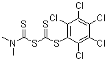 CAS#: 19378-05-3, (2,3,4,5,6-Pentachlorophenyl)sulfanylcarbothioyl dimethylaminomethanedithioate
