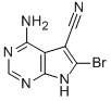 CAS#: 19393-83-0, 4-Amino-6-Bromo-7H-Pyrrolo[2,3-d]Pyrimidine-5-Carbonitrile