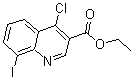 CAS 登录号：193975-33-6， 4-氯-8-碘-3-喹啉羧酸乙酯