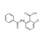 CAS 登录号：19407-43-3， 2-(苯甲酰基氨基)-6-氯苯甲酸