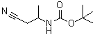 CAS 登录号：194156-55-3， (1-氰基-2-丙基)氨基甲酸叔丁酯