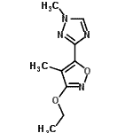 CAS#: 194286-94-7, 3-(3-Ethoxy-4-Methyl-1,2-Oxazol-5-Yl)-1-Methyl-1H-1,2,4-Triazole