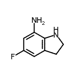CAS#: 194476-44-3, 5-Fluoro-7-Indolinamine