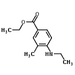 CAS 登录号：194483-66-4， 乙基4-(乙基氨基)-3-甲基苯甲酸酯