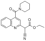 CAS#: 194713-20-7, Ethyl 2-Cyano-2-[4-(Piperidine-1-Carbonyl)Quinolin-2-Yl]Acetate