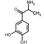 CAS 登录号：19490-60-9， 2-氨基-1-(3,4-二羟基苯基)-1-丙酮