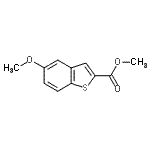 CAS#: 19492-99-0, Methyl 5-Methoxy-1-Benzothiophene-2-Carboxylate