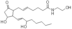 CAS#: 194935-38-1, (5Z,8xi,13E)-11,15-Dihydroxy-N-(2-Hydroxyethyl)-9-Oxoprosta-5,13-Dien-1-Amide