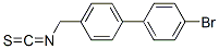 CAS 登录号：19495-02-4， 4-溴-4'-异硫氰酸基甲基-1,1'-联苯