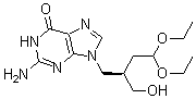 CAS 登录号：195157-25-6， 2-氨基-9-[(2R)-4,4-二乙氧基-2-(羟基甲基)丁基]-1,9-二氢-6H-嘌呤-6-酮