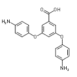CAS 登录号：195189-45-8， 3,5-二(4-氨基苯氧基)苯甲酸