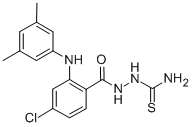 CAS#: 195370-39-9, [[4-Chloro-2-[(3,5-Dimethylphenyl)Amino]Benzoyl]Amino]Thiourea