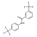 CAS#: 195371-89-2, 3-(Trifluoromethyl)-N-[4-(Trifluoromethyl)Phenyl]Benzamide