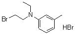 CAS 登录号：195390-17-1， N-(2-溴乙基)-N-乙基-3-甲基-苯胺氢溴酸盐(1:1)