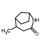 CAS 登录号：195394-31-1， 5-甲基-2-氮杂双环[4.2.1]壬烷-3-酮