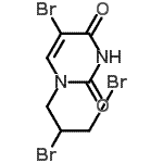 CAS 登录号：195508-05-5， 5-溴-1-(2,3-二溴丙基)嘧啶-2,4-二酮