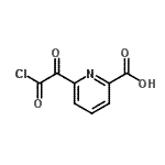CAS 登录号：196314-39-3， 6-[氯(氧代)乙酰基]-2-吡啶羧酸