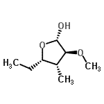 CAS#: 196615-53-9, (2S,3S,4R,5S)-5-Ethyl-3-Methoxy-4-Methyltetrahydro-2-Furanol