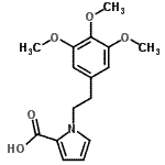 CAS#: 19717-25-0, 1-[2-(3,4,5-Trimethoxyphenyl)Ethyl]-1H-Pyrrole-2-Carboxylic Acid